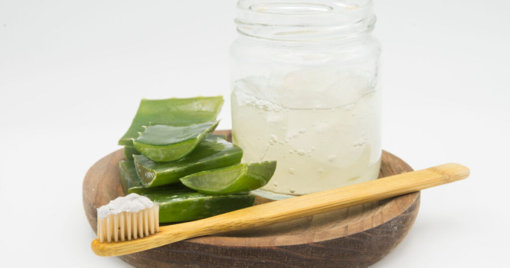 aloe vera mouthwash or toothpaste