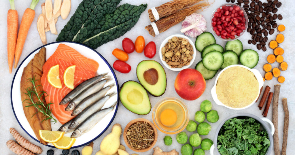Health food for asthma & respiratory diseases including, shortness of breath, wheezing & COPD with herb and spice used in Chinese herbal medicine, high in protein, omega 3, antioxidants & vitamins.