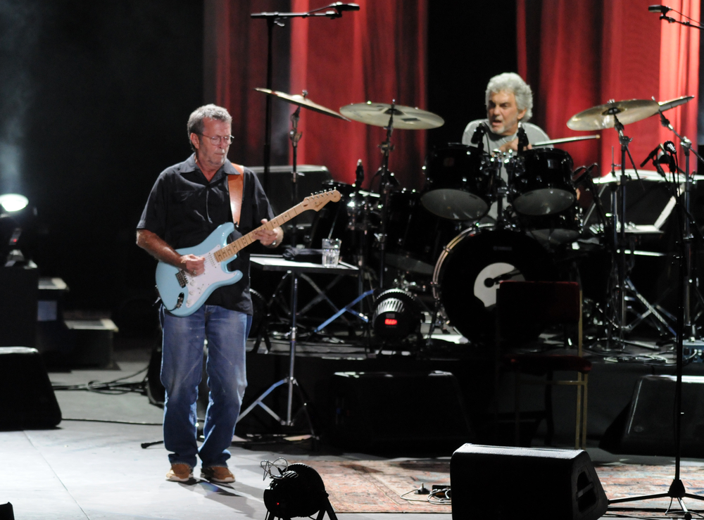 Rio de Janeiro-Brazil December 20, 2012- Eric Clapton in concert in Rio de Janeiro, at HSBC Arena
