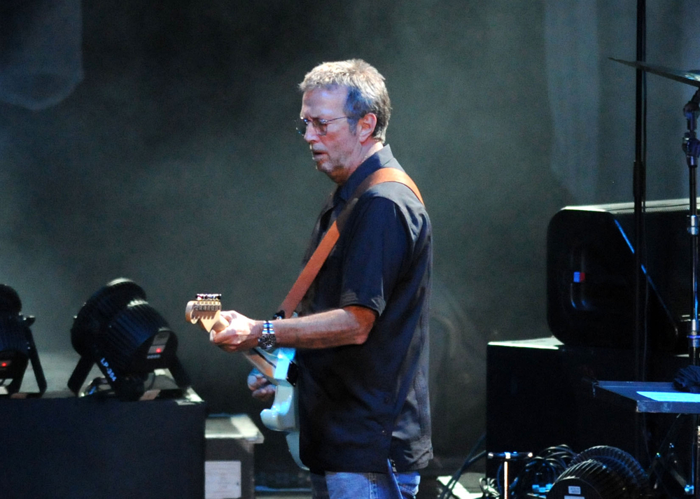 Rio de Janeiro-Brazil December 20, 2012- Eric Clapton in concert in Rio de Janeiro, at HSBC Arena
