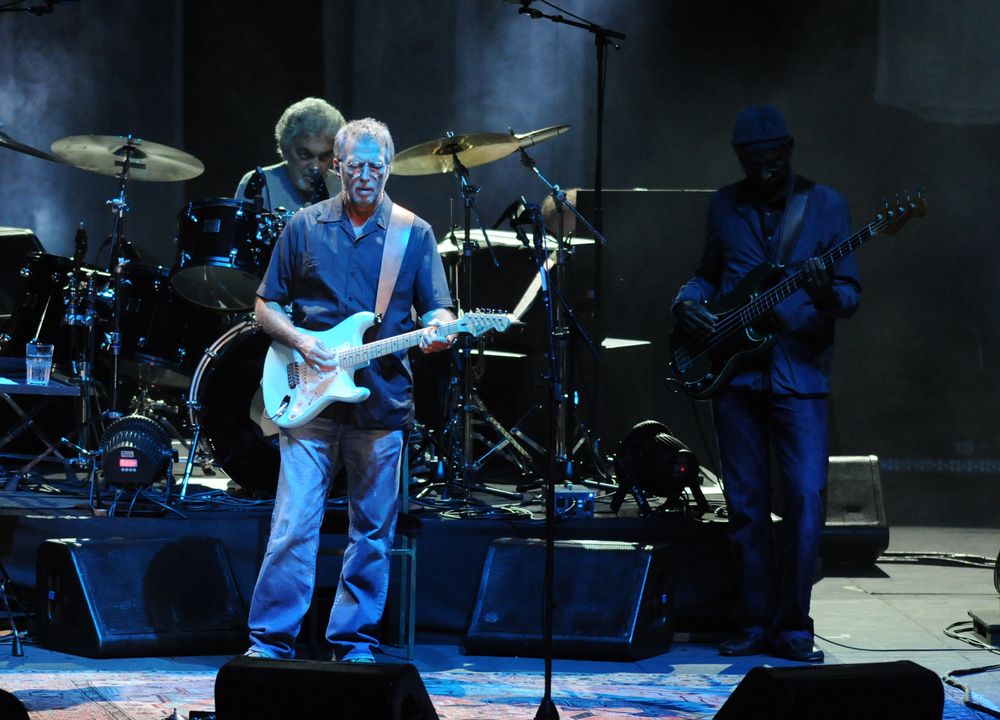 Rio de Janeiro-Brazil December 20, 2012- Eric Clapton in concert in Rio de Janeiro, at HSBC Arena
