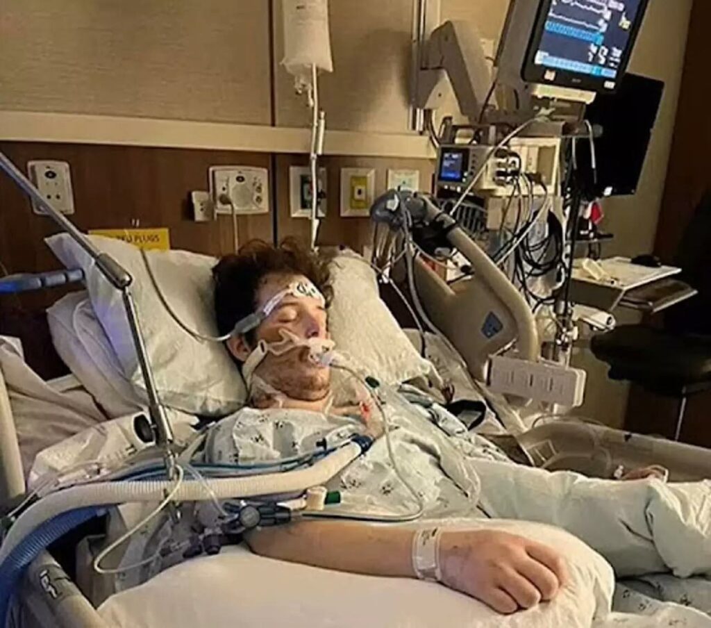 Jackson Allard in hospital