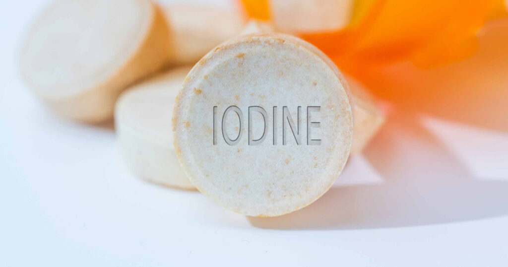 Iodine is a mineral found in some foods needs iodine to make thyroid hormones.