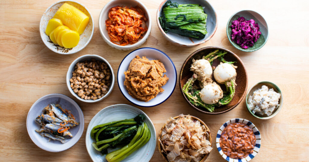 Various Japanese Fermented Foods
