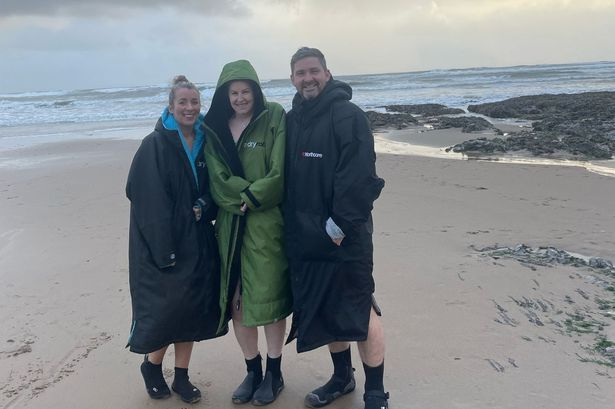 Dan Richards at the beach before the accident