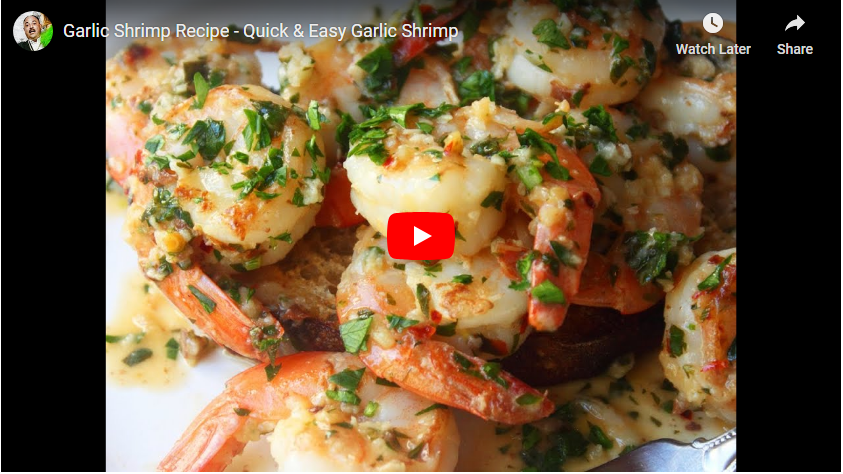 garlic shrimp video