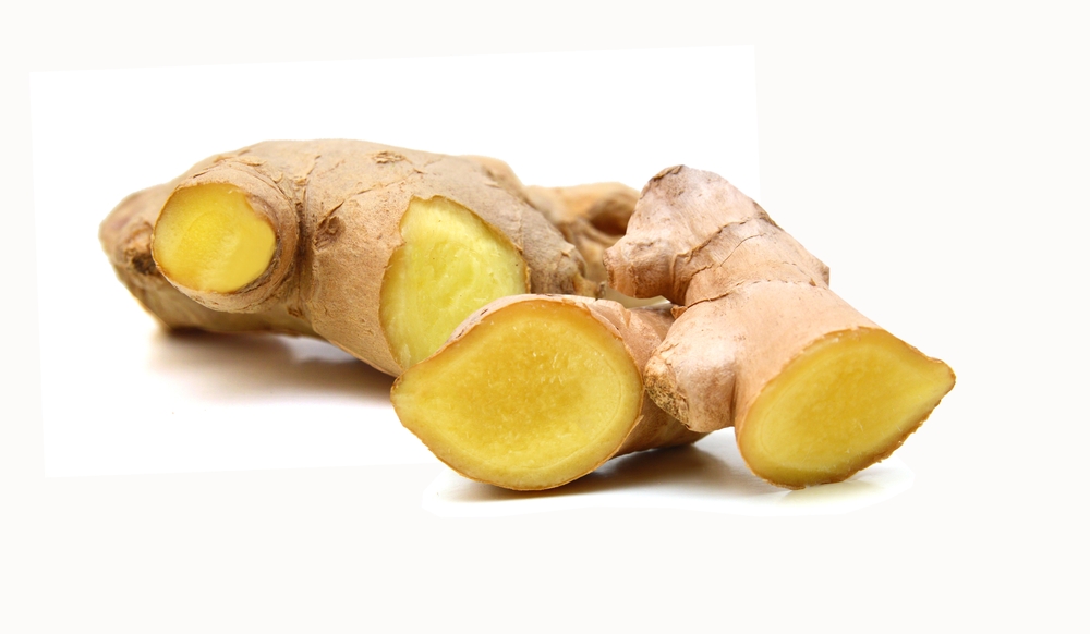 Ginger isolated on white background