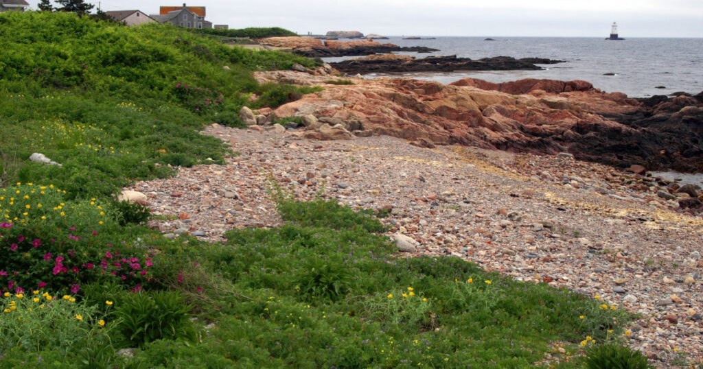 Sakonnet Point Lighthouse near Little Compton, Rhode Island Horizontal