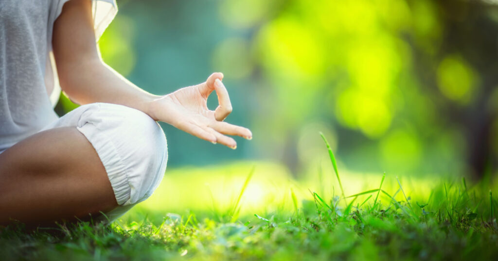 Yoga in the park