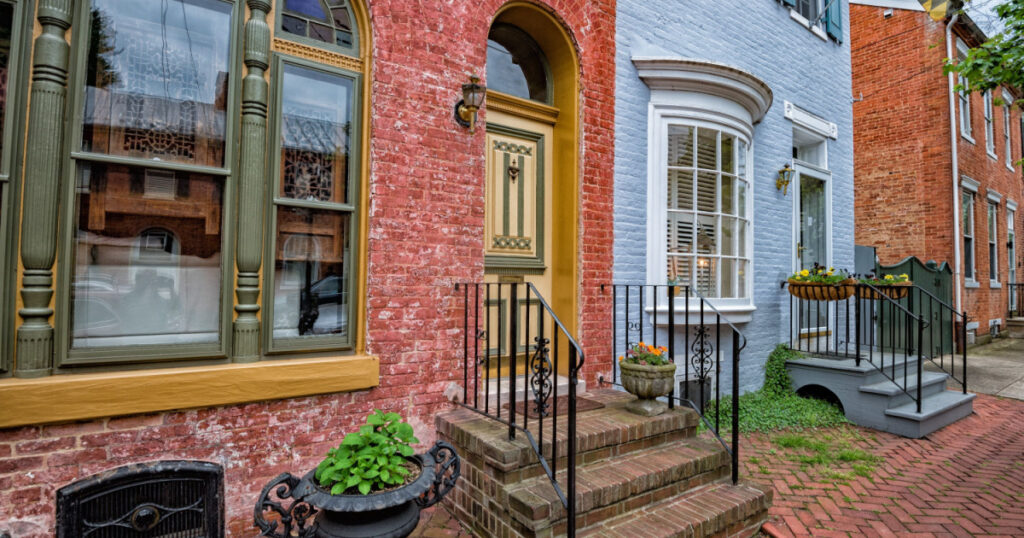 Frederick maryland historic old houses view detail