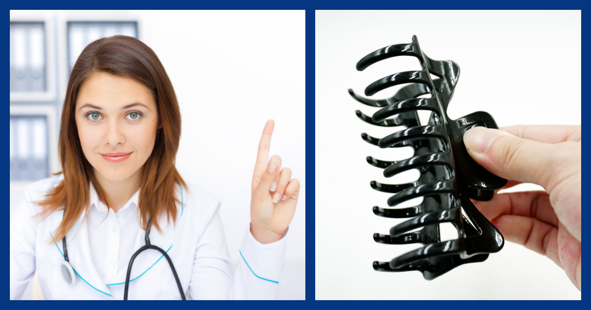 Doctors Issues Warning Over Wearing Claw Clips