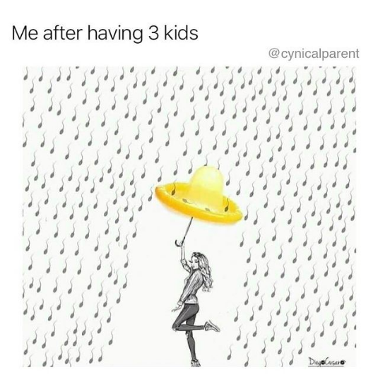 after having 3 kids meme