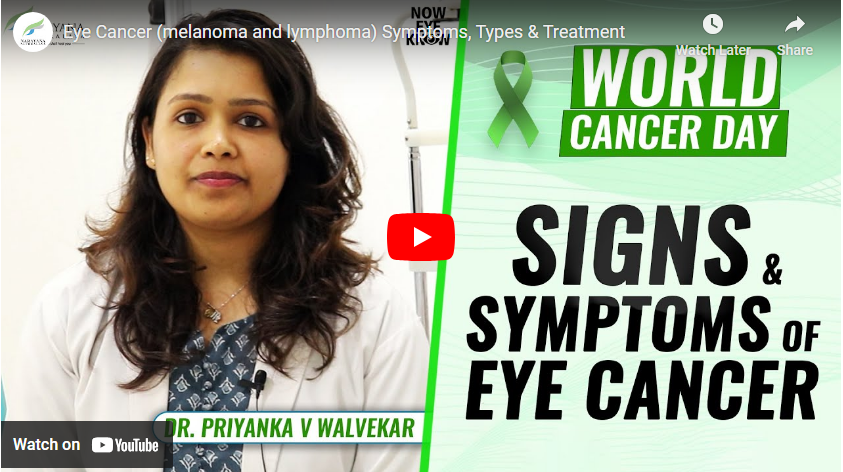 signs of eye cancer
