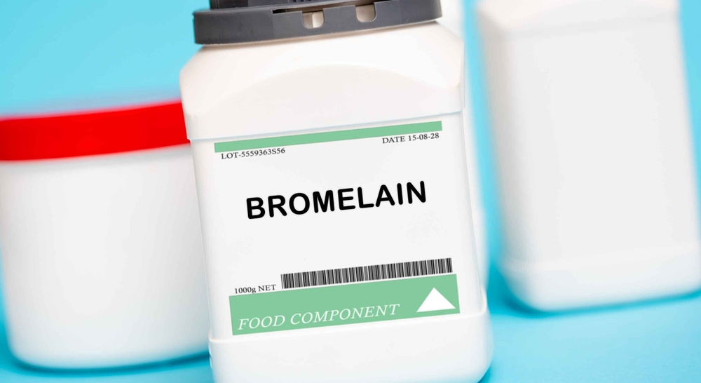 Bromelain is an enzyme derived from pineapples that is used as a meat tenderizer, in the production of some dietary supplements, and as a digestive aid. It is typically used in a powdered form.