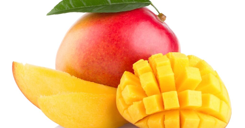mango fruit isolated on white background