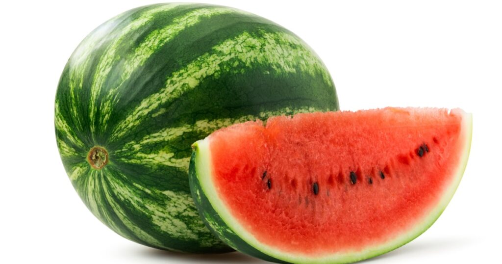watermelon isolated on white background