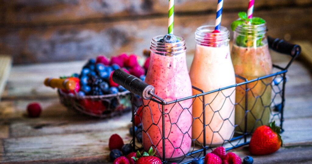 Fresh smoothies