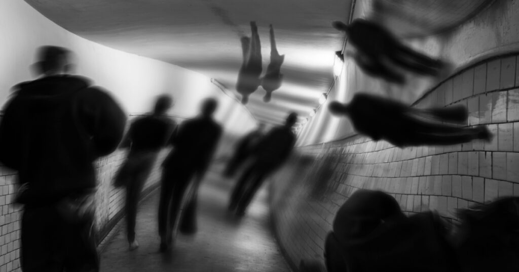 Hallucinations, delirium in EKW tunnel.