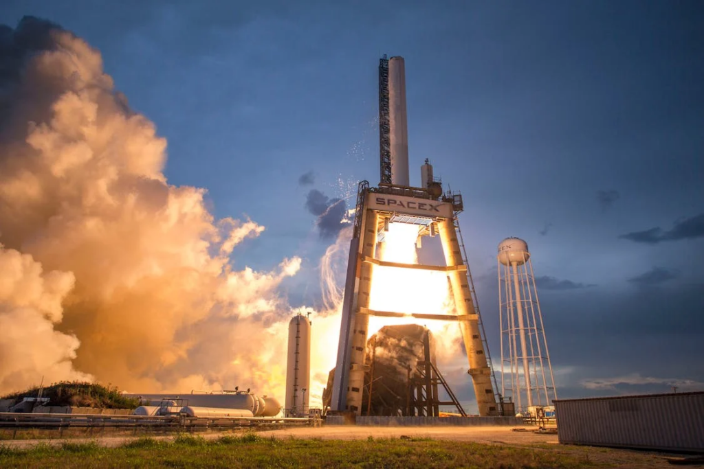 Photo of Gray and White Spacex Space Shuttle