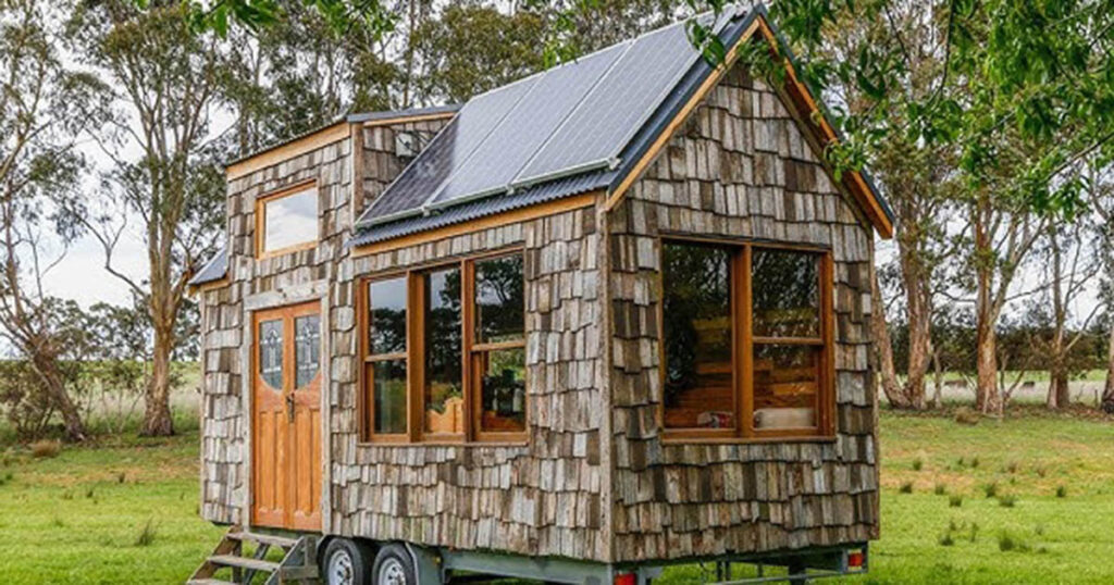 Amazing FOLDING Tiny House Built with Reclaimed Materials - Featured image