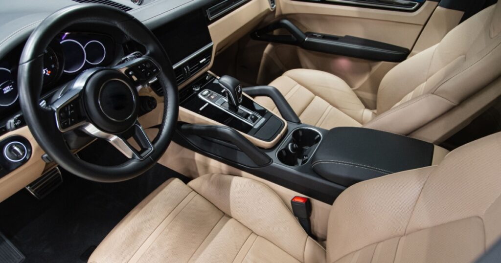 Car detailing series: interior of a luxury car