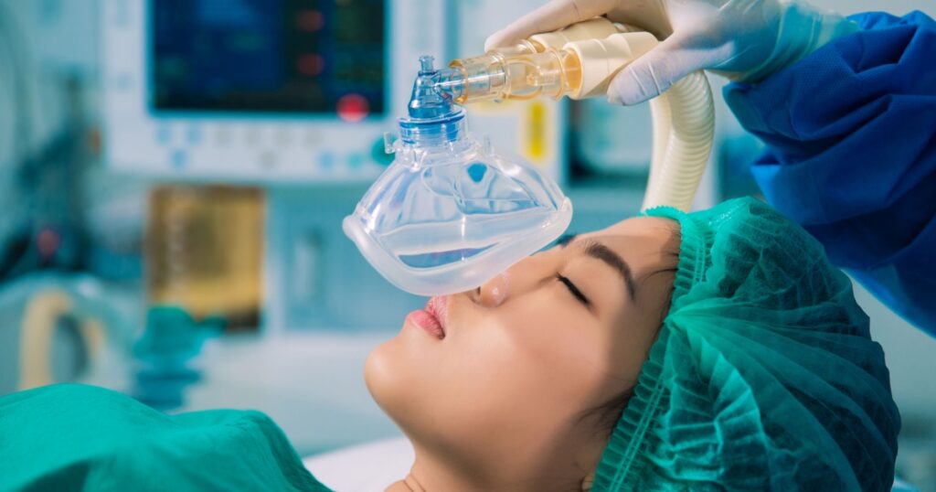 Doctors were anesthetized Women who are surgical patients