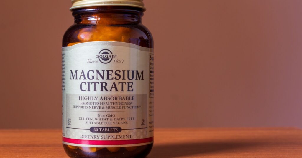 Kobuleti, Georgia: Food dietary supplements. Magnesium citrate. Prevention of magnesium deficiency in the body.