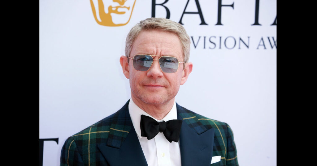 London, United Kingdom - May 14, 2023: Martin Freeman attends the BAFTA TV Awards at the Royal Festival Hall in London, England.