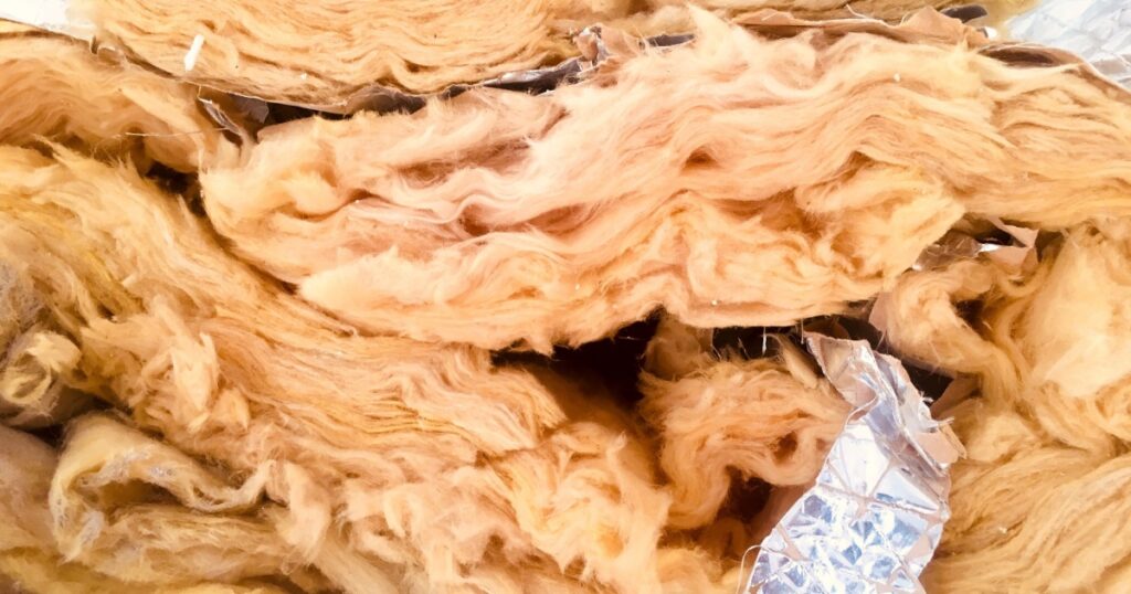 Asbestos insulation Danger to the body.