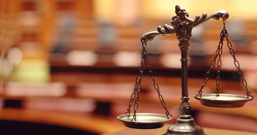 Symbol of law and justice, law and justice concept.