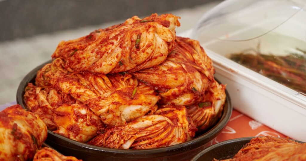 Kimchi, Korean spicy pickles dish