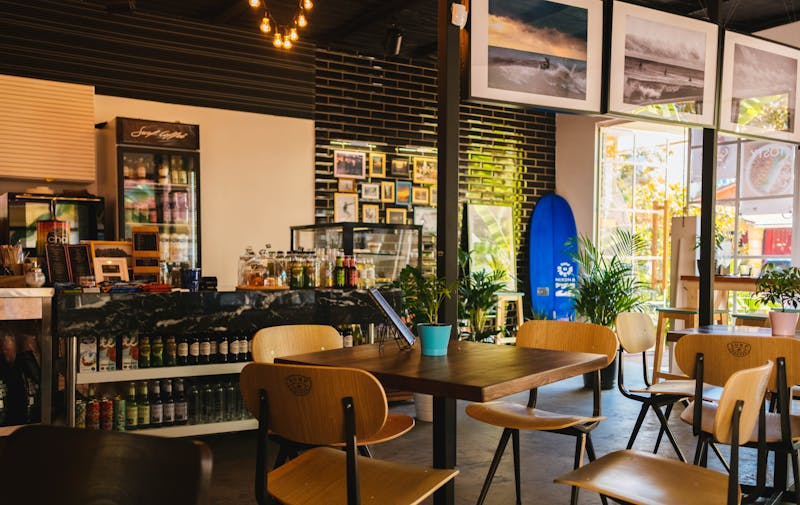 indoor photo of a cafe