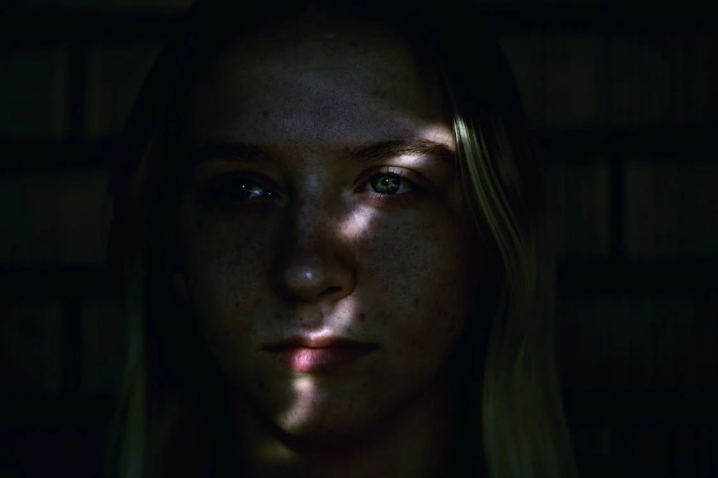 Depressed woman