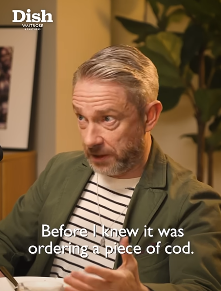 Martin Freeman on eating meat