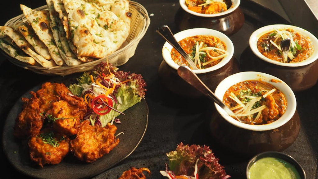 Various vegetarian foods