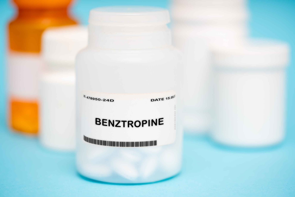 Benztropine is a medication that is used to treat symptoms of Parkinson's disease and side effects of antipsychotic medications. It le form.