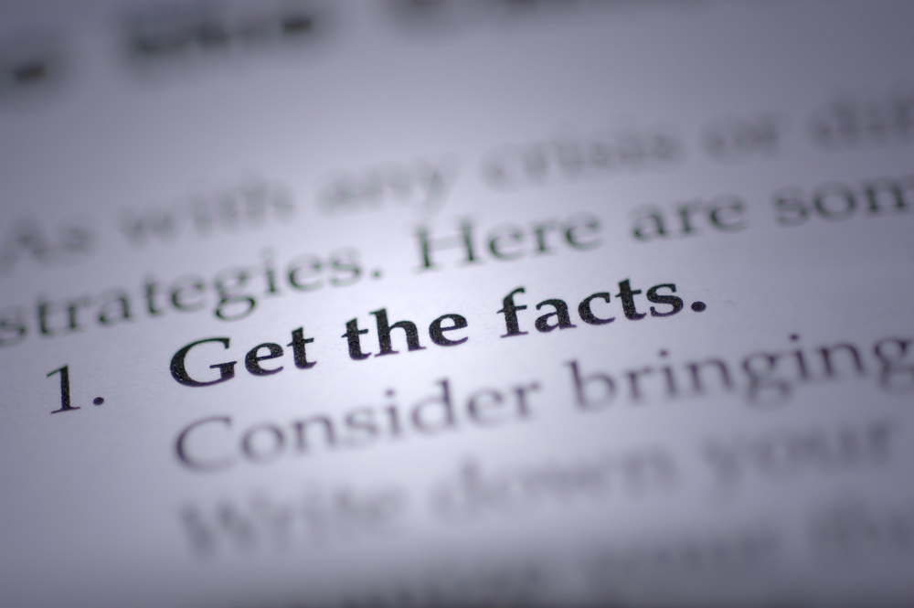 get the facts term from a medical book