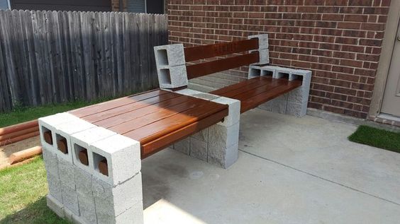 cinder bench