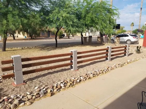 cinder fence