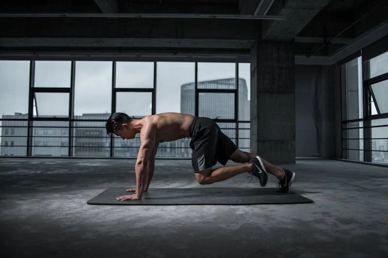 Man exercising