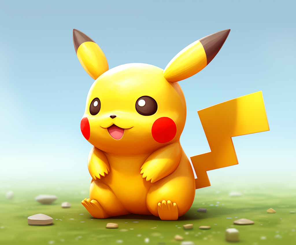 AI-generated Pikachu