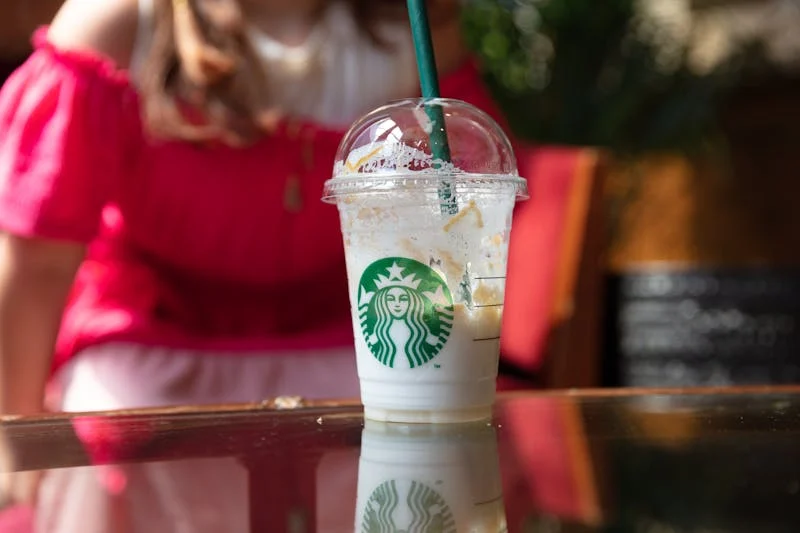 Half-Empty Starbucks Frapp