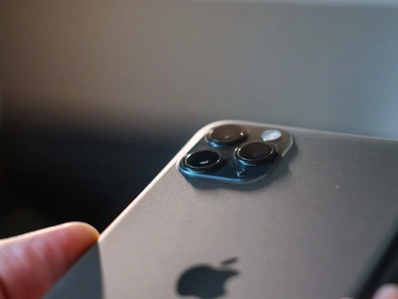 Closeup of a smartphone