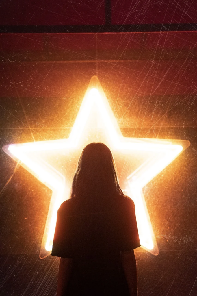 bright star woman silhouette 