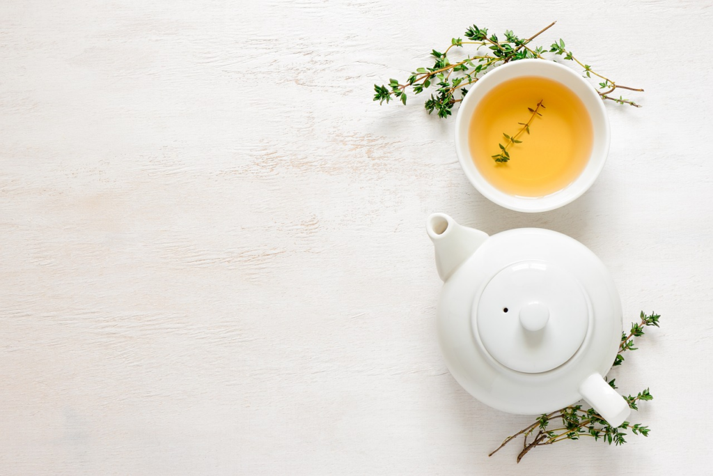 Pot and cup of tea