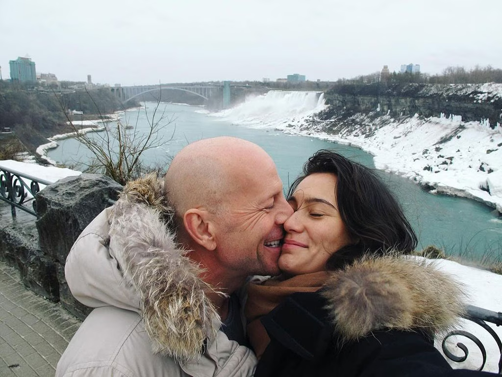 "Love is a beautiful thing," the actor's wife Emma Heming Willis wrote on Instagram, almost exactly one year after his family announced his frontotemporal dementia diagnosis. "Wishing you all a Happy Valentine’s Day."
