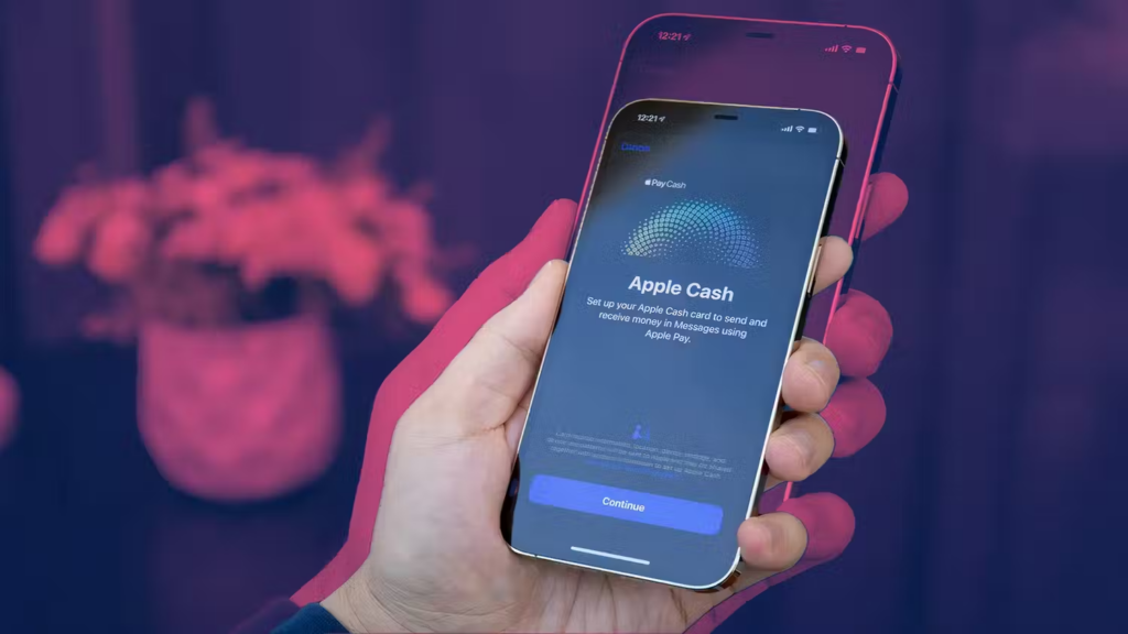 Apple Cash on screen