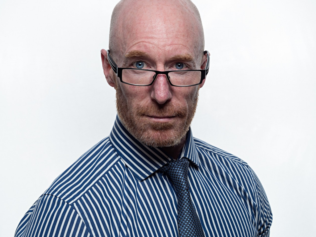 bald man
