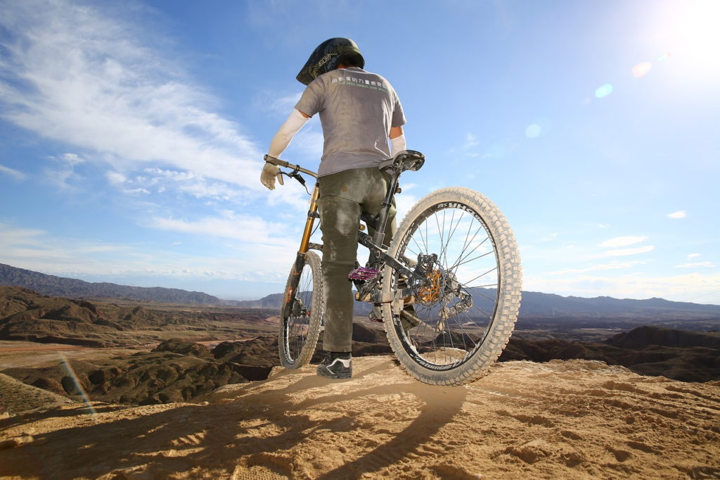 mountain biker