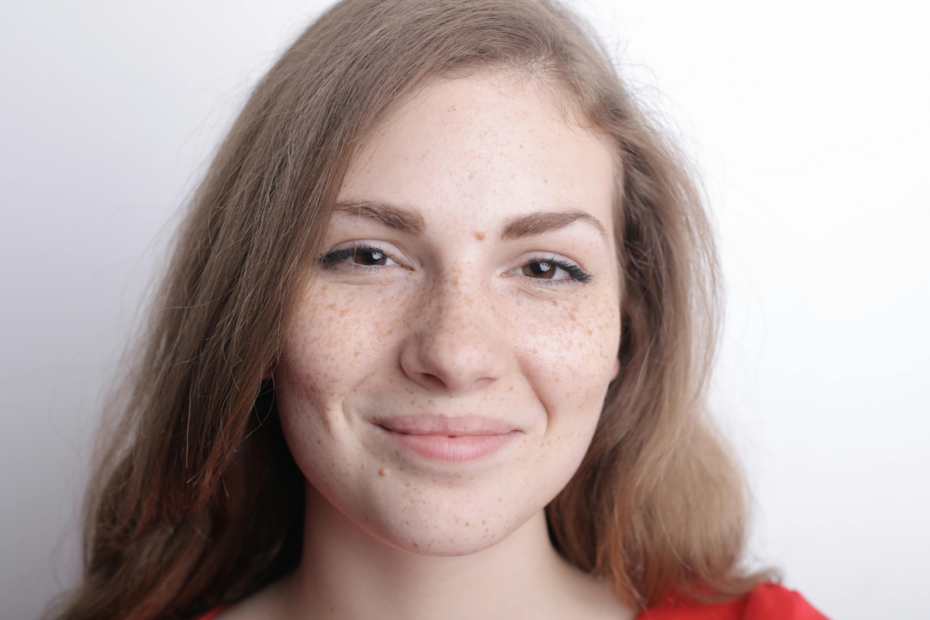 Young woman smiling at the camera